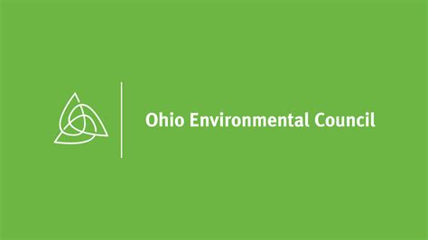 Ohio environmental council - The Ohio Environmental Council is an environmental advocacy and watchdog group. The group is comprised of a network of thousands of individuals and over 100 local groups, including nature clubs, river protection organizations, landfill …